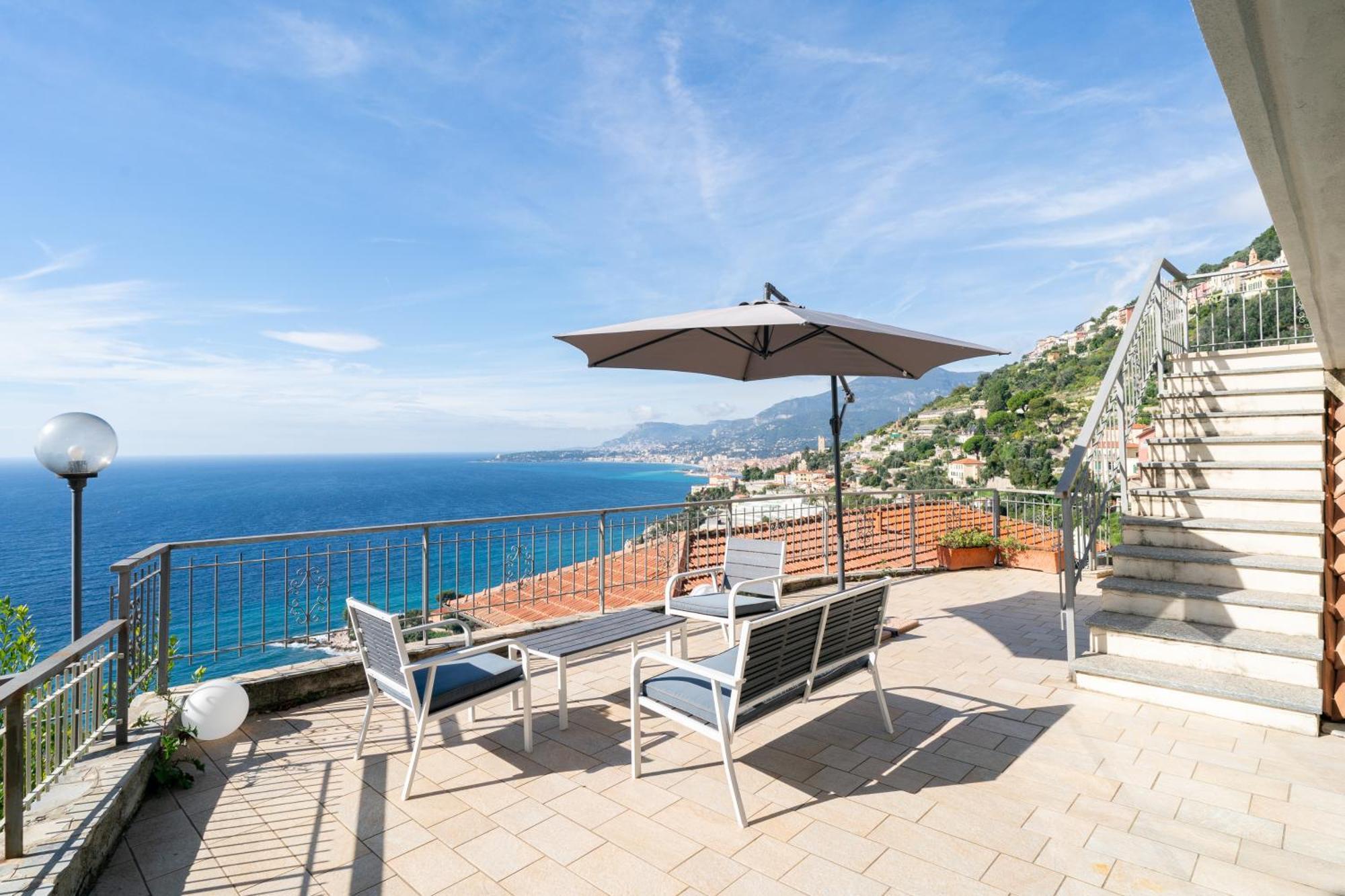 Appartamento Casa Grimaldi - Terrace & Sea View Ventimiglia Esterno foto